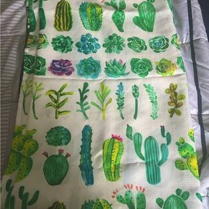 Cactus shower curtain